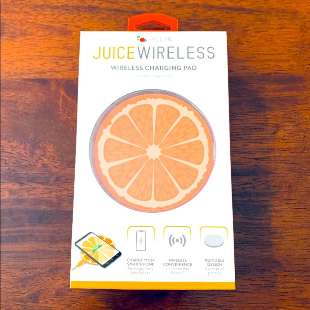 Wireless Juice Charger Orange, Helix